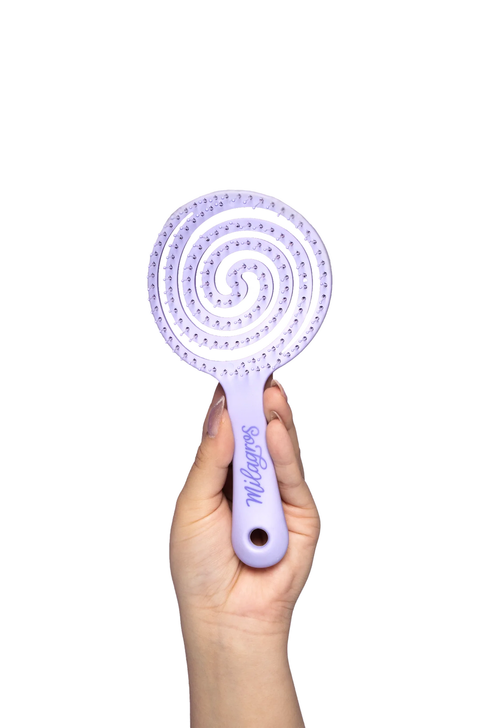 Cepillo Anti Enredo y Masajeador Capilar 2 en 1 Morado