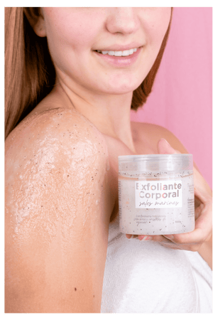 Exfoliante corporal de sales marinas
