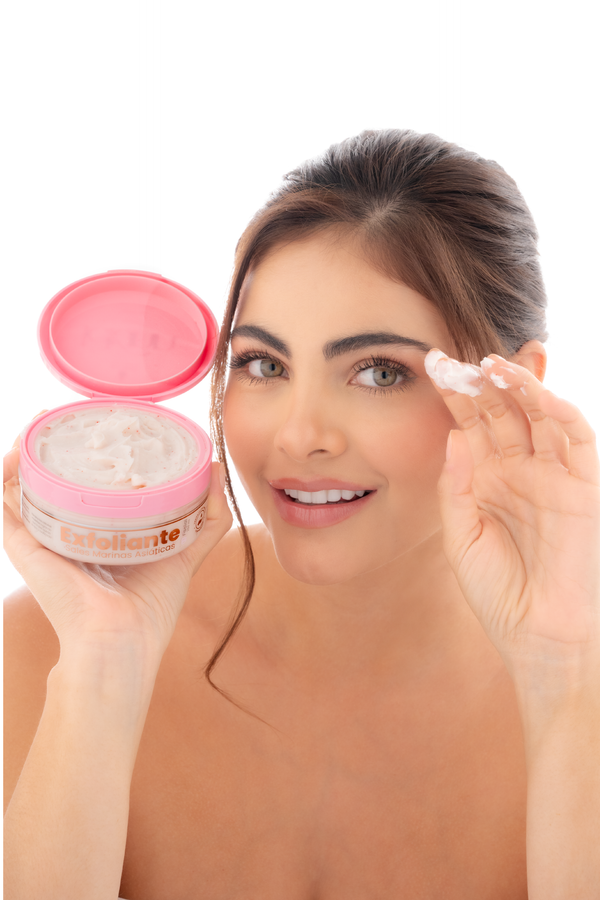 Exfoliante Facial De Sales Marinas Asiáticas