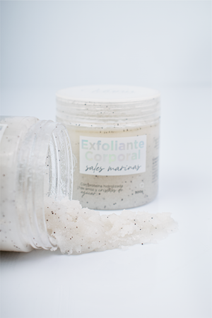 Exfoliante corporal de sales marinas