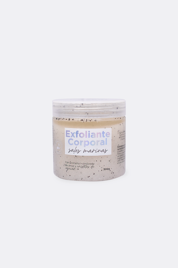 Exfoliante corporal de sales marinas