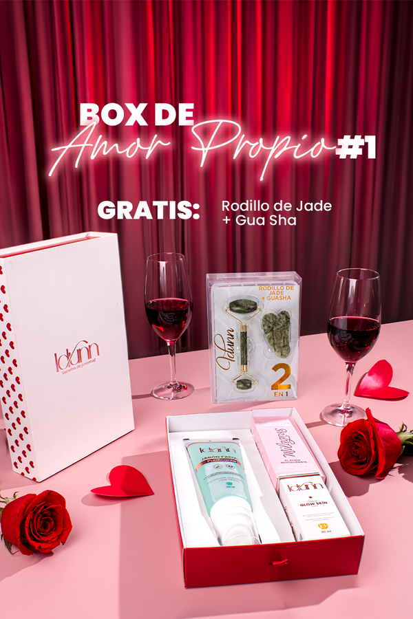 Box Amor Propio #1 GRATIS Rodillo Jade y Gua sha