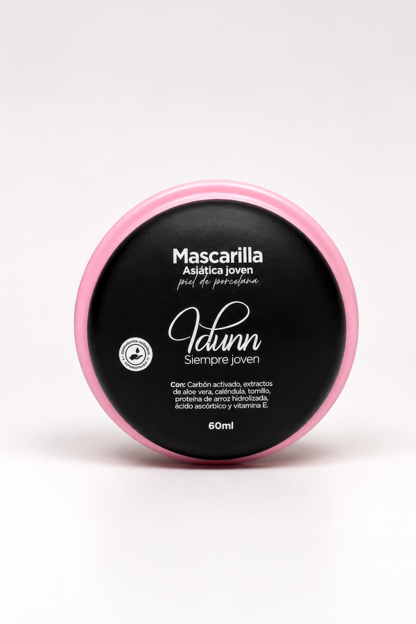 Mascarilla asiática piel de porcelana (pieles jóvenes) + Aplicador para mascarilla
