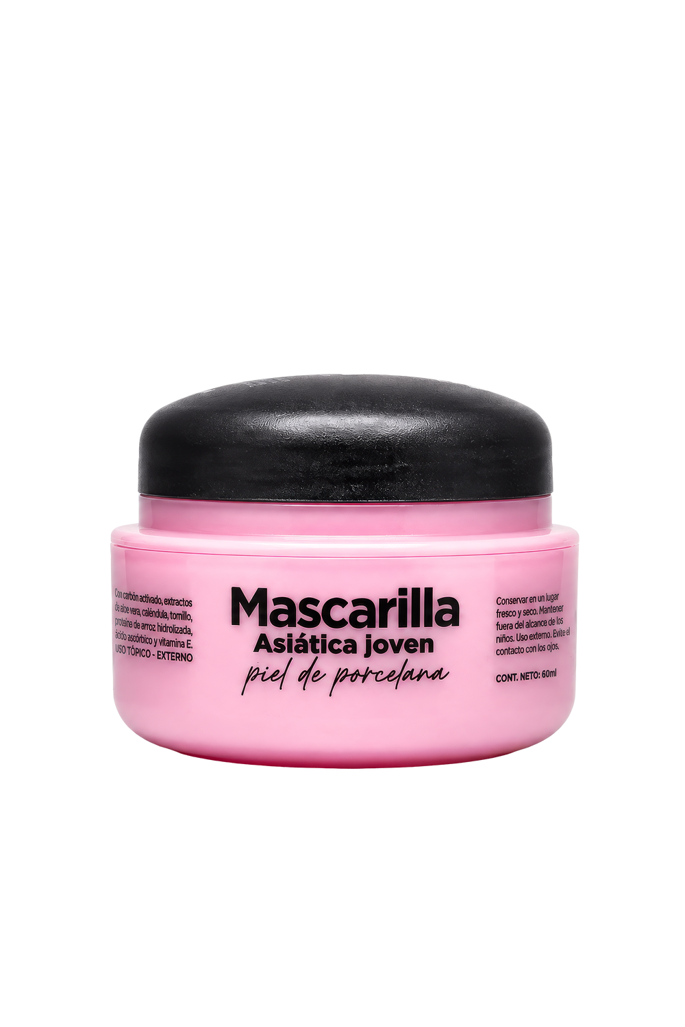 Mascarilla asiática piel de porcelana (pieles jóvenes) + Aplicador para mascarilla