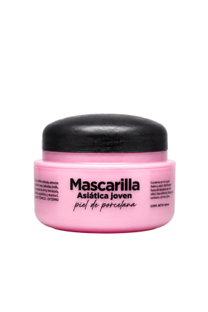 Mascarilla asiática piel de porcelana (pieles jóvenes) + Aplicador para mascarilla