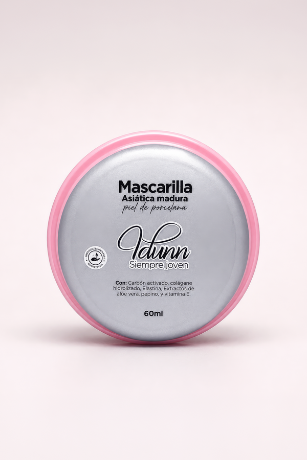 Mascarilla asiática piel de porcelana (pieles maduras) + Aplicador para mascarilla