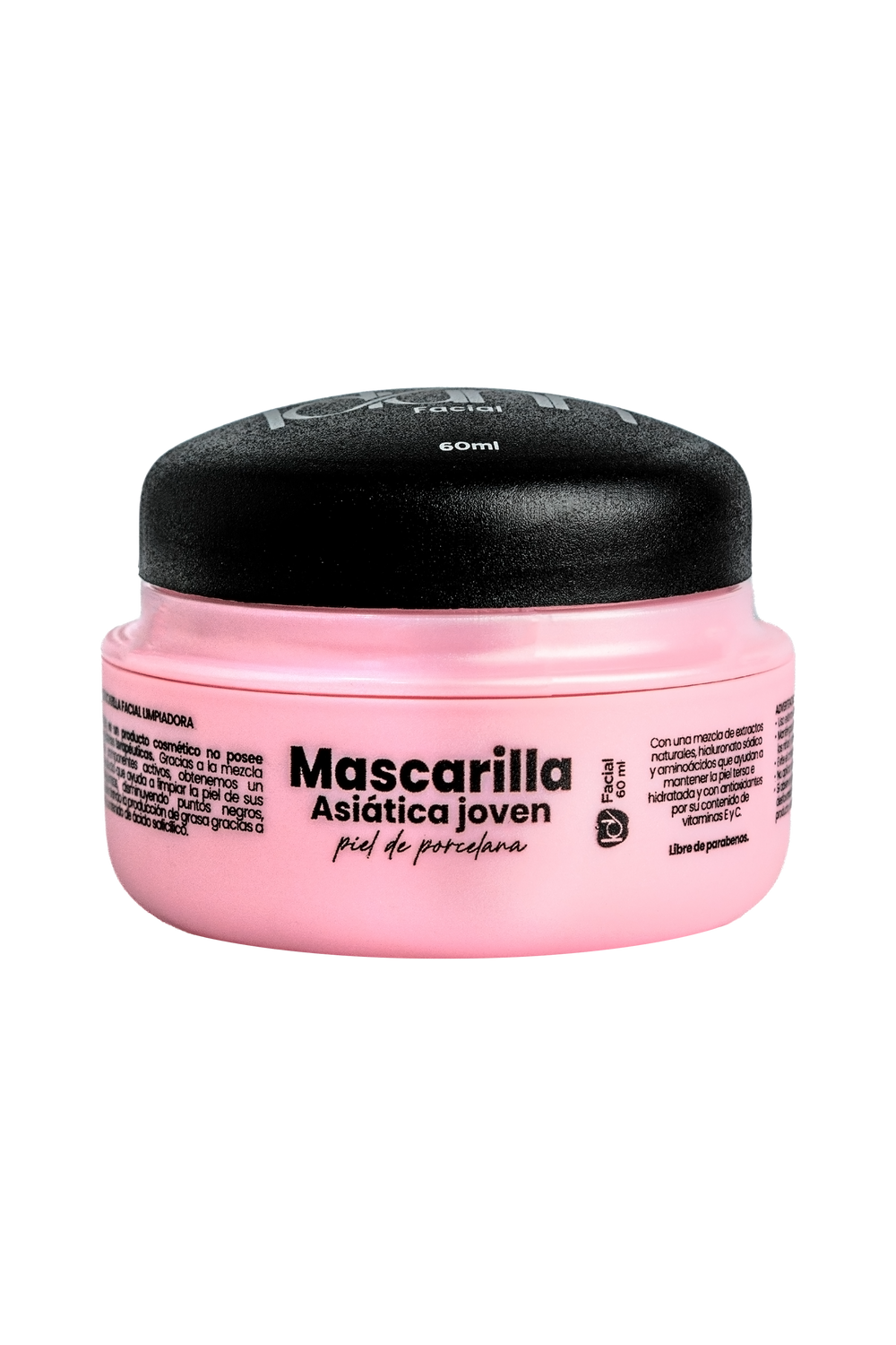 Mascarilla asiática piel de porcelana (pieles jóvenes) + Aplicador para mascarilla