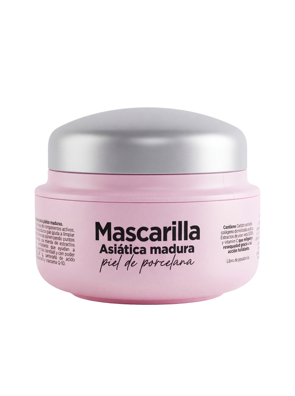 Mascarilla asiática piel de porcelana (pieles maduras) + Aplicador para mascarilla