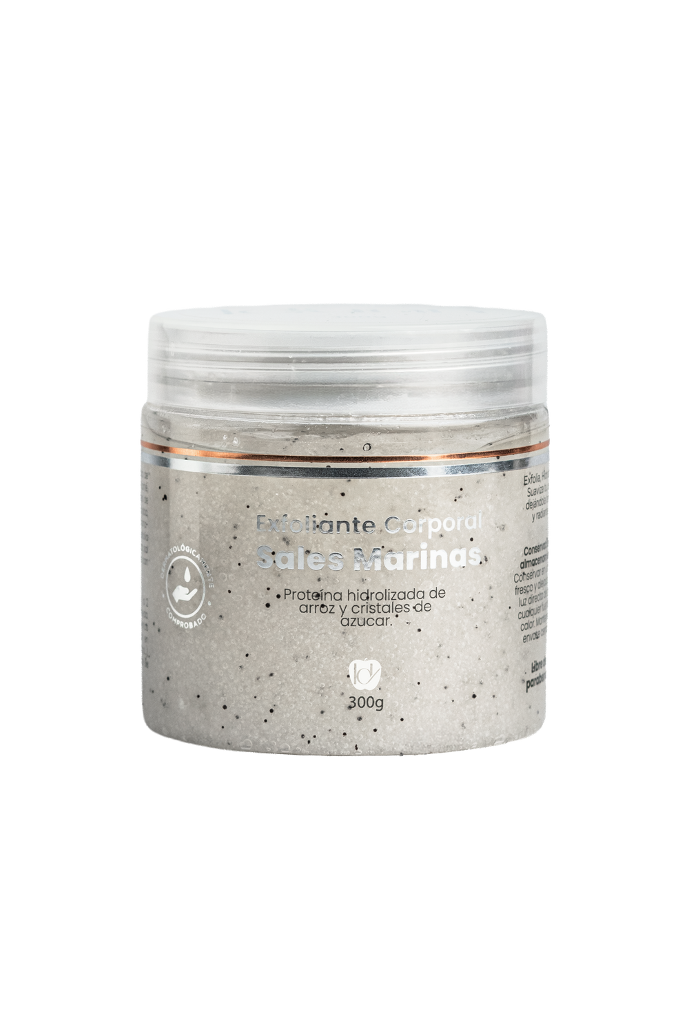 Exfoliante corporal de sales marinas