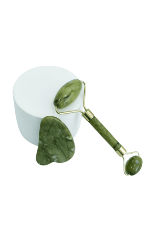 Rodillo de Jade y Gua Sha