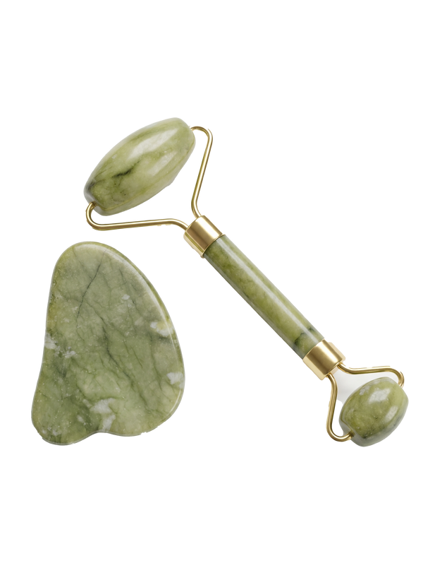Rodillo de Jade y Gua Sha