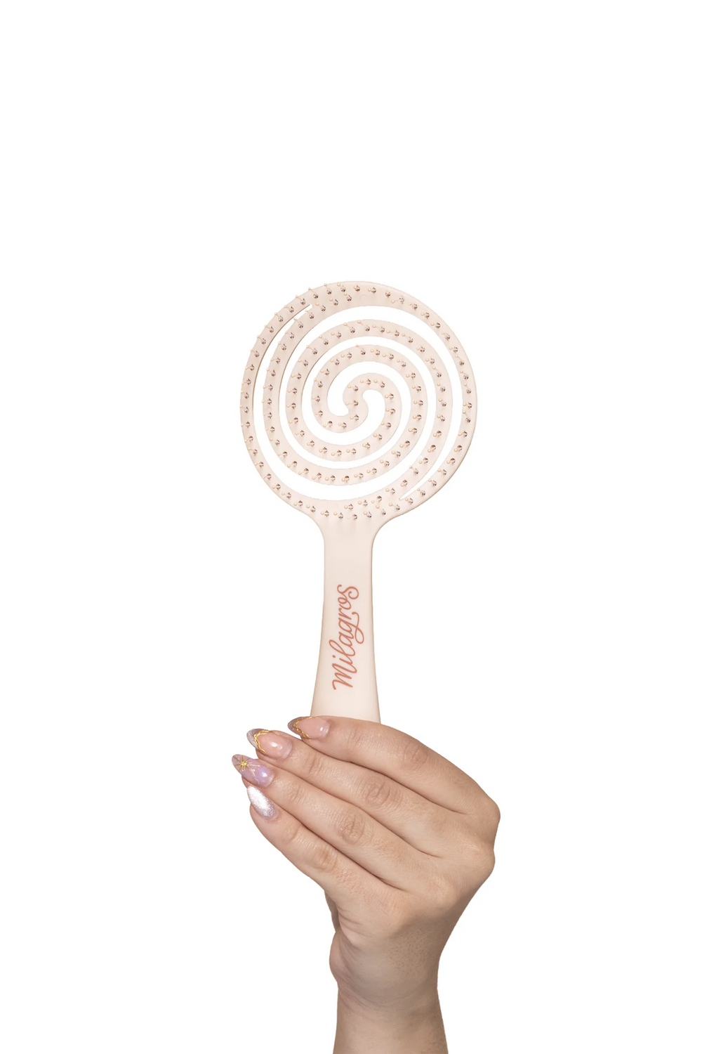 Cepillo Anti Enredo y Masajeador Capilar 2 en 1 Beige