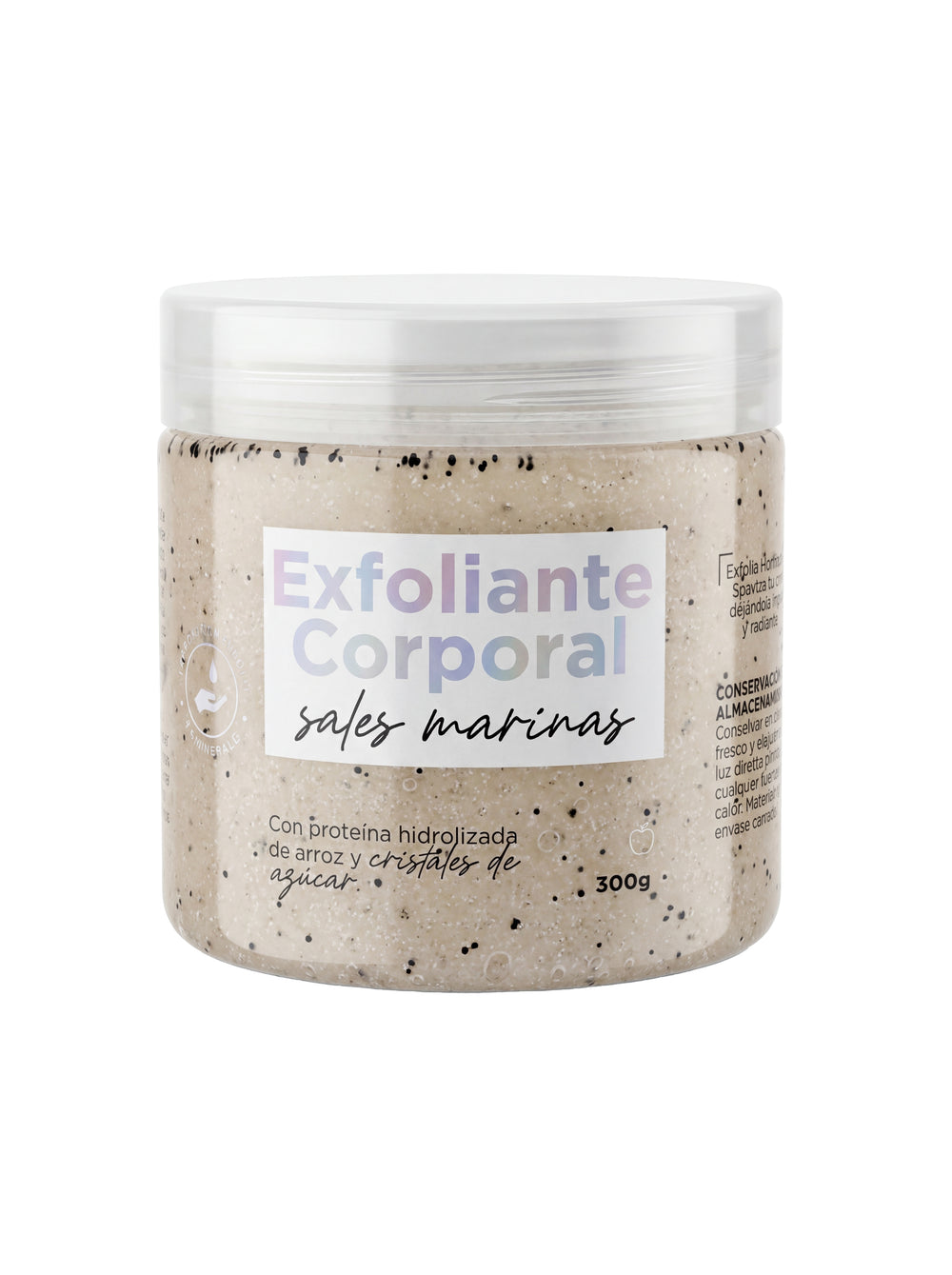 Exfoliante corporal de sales marinas