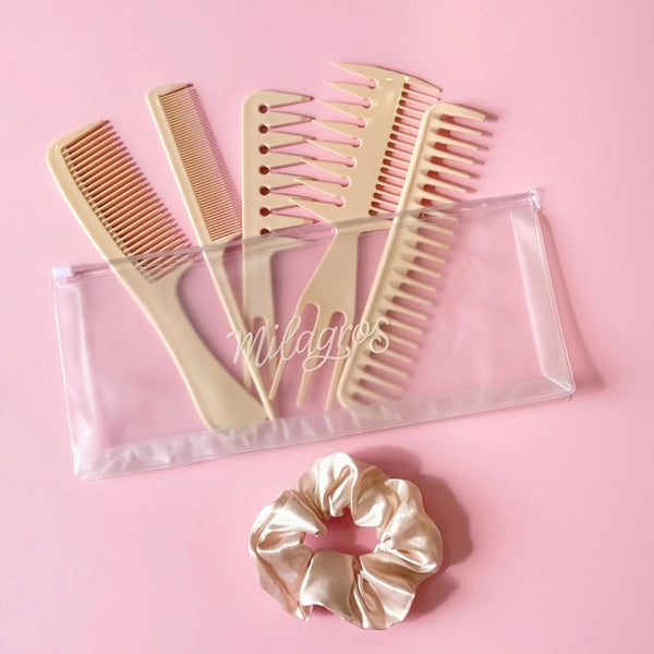 Set de 5 Peinillas y Scrunchie para el Cabello | Idunn