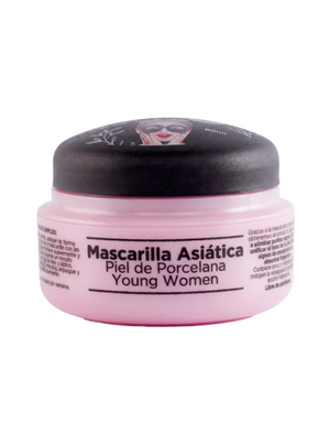 Mascarilla asiática piel de porcelana (pieles jóvenes) + Aplicador para mascarilla